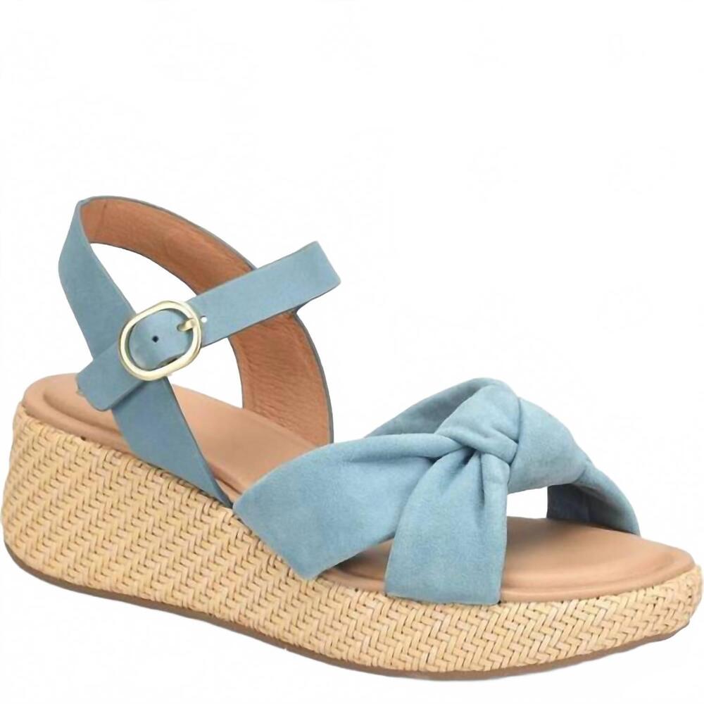 NEW SOFFT women's farah wedge sandal in marine teal